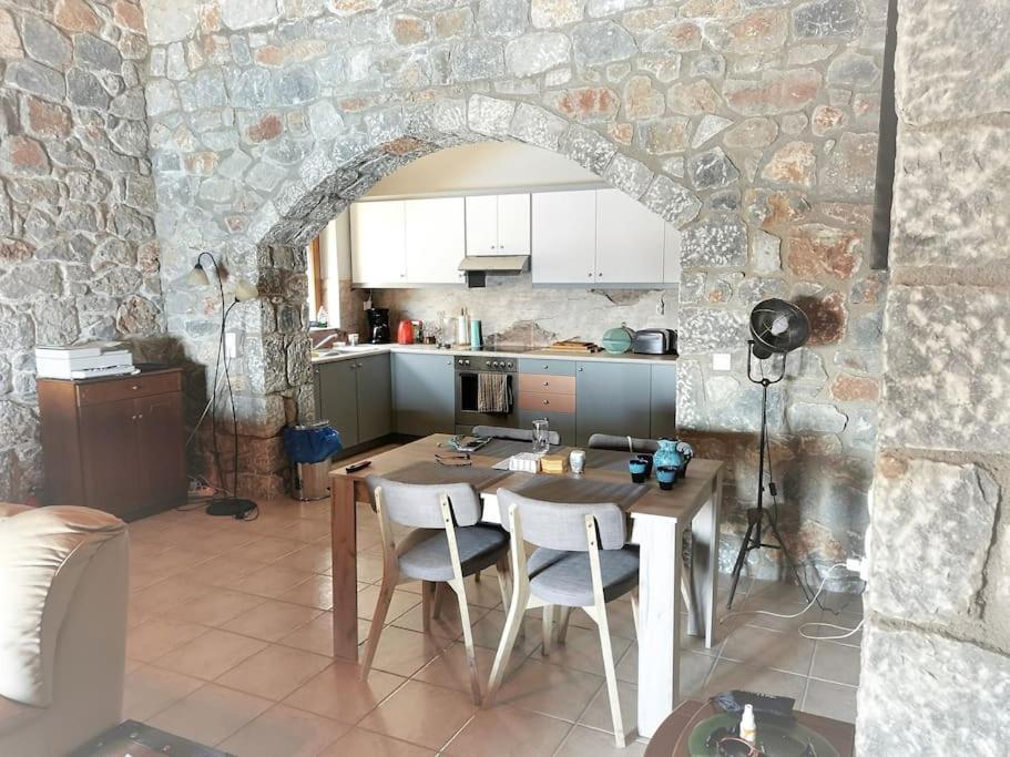 Villa Mavri Ruhige Private Pool Villa, Meerblick Agia Paraskevi  Exteriör bild