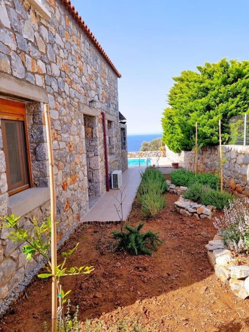 Villa Mavri Ruhige Private Pool Villa, Meerblick Agia Paraskevi  Exteriör bild