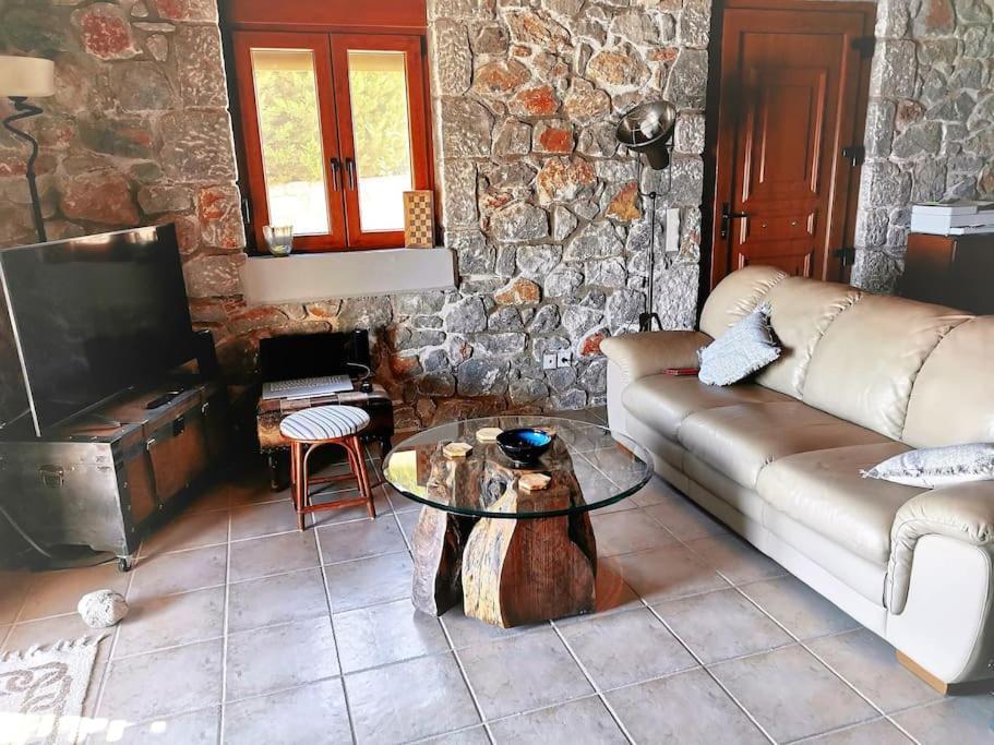 Villa Mavri Ruhige Private Pool Villa, Meerblick Agia Paraskevi  Exteriör bild