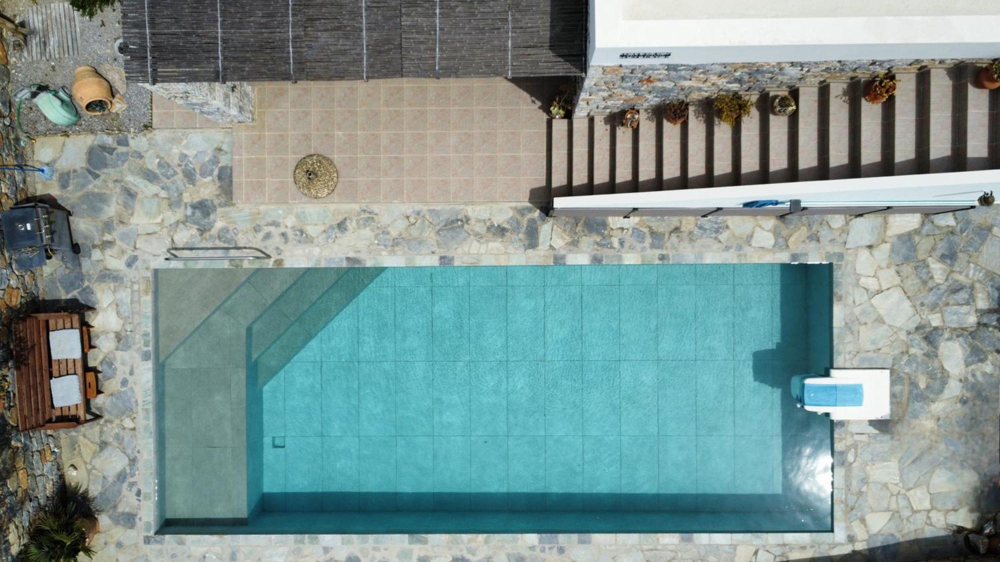Villa Mavri Ruhige Private Pool Villa, Meerblick Agia Paraskevi  Rum bild
