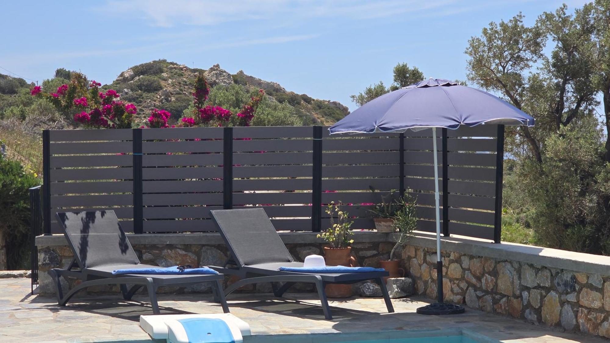 Villa Mavri Ruhige Private Pool Villa, Meerblick Agia Paraskevi  Exteriör bild