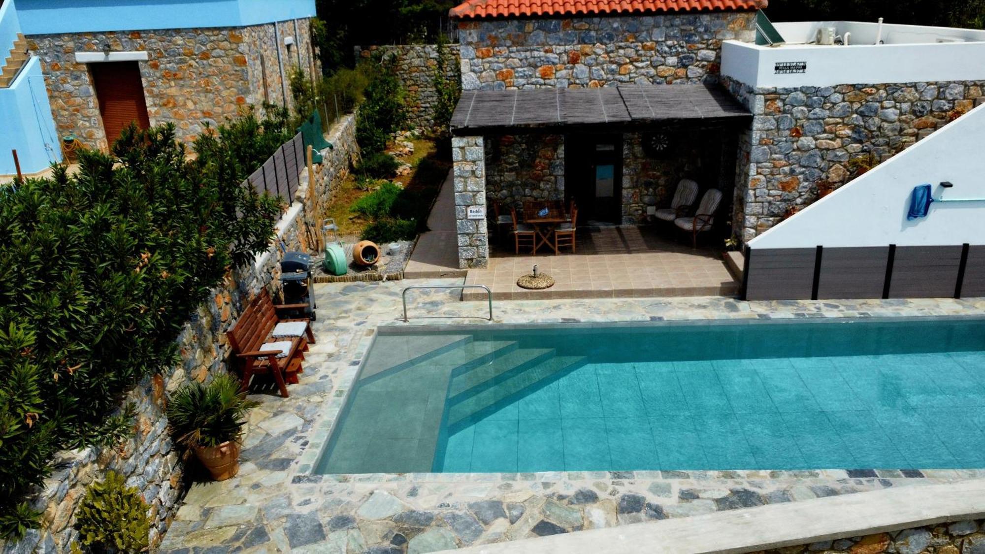 Villa Mavri Ruhige Private Pool Villa, Meerblick Agia Paraskevi  Exteriör bild