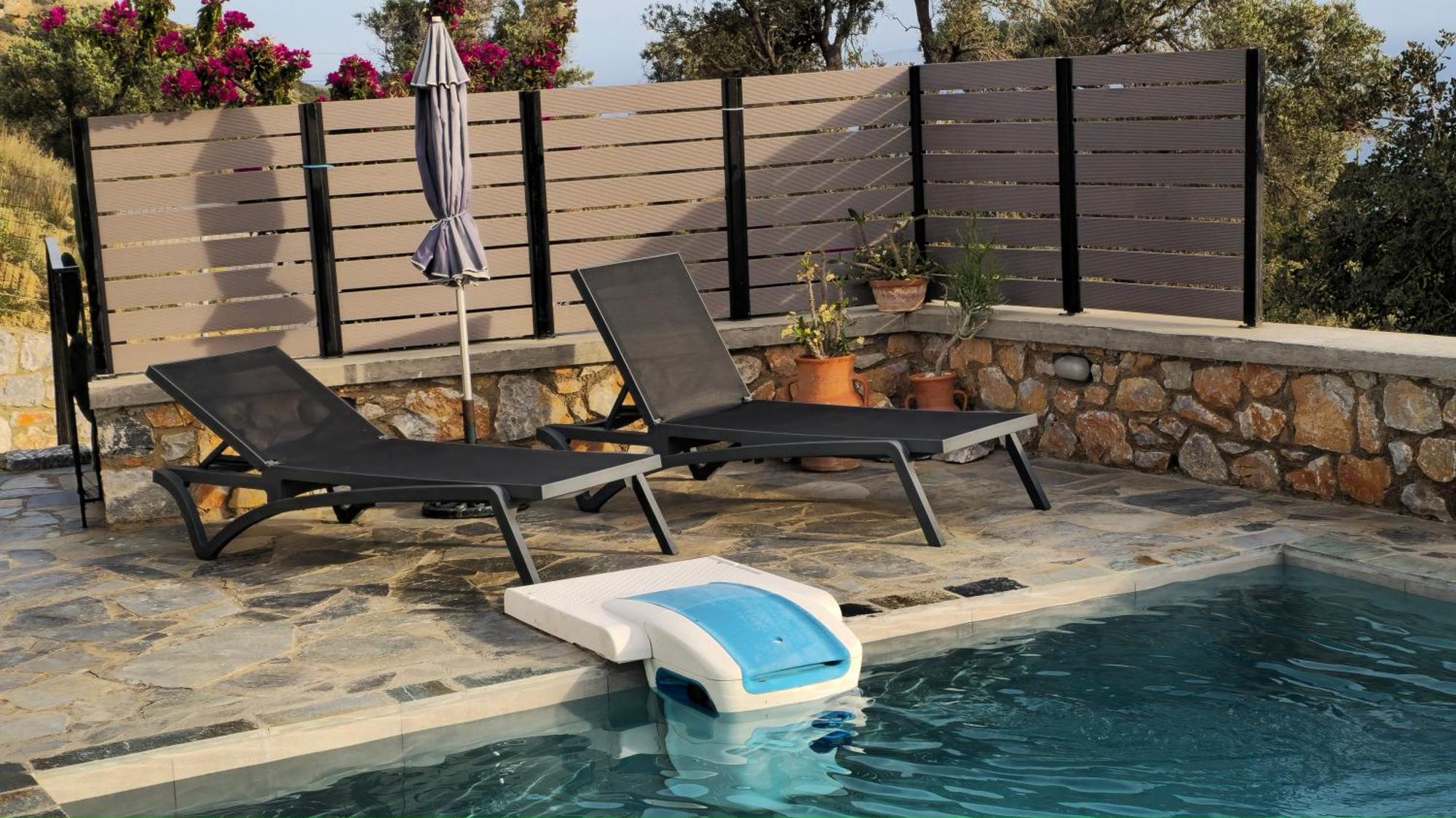 Villa Mavri Ruhige Private Pool Villa, Meerblick Agia Paraskevi  Exteriör bild